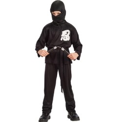 Carnival Toys - Costume Guerriero Ninja Tg.unica (V-VI) (6/9 anni - cm 126-138), 65828