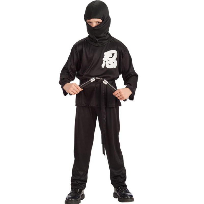 Carnival Toys - Costume Guerriero Ninja Tg.unica (V-VI) (6/9 anni - cm 126-138), 65828