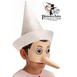 Carnival Toys - Maschera Pinocchio mezzo viso in lattice, 00204