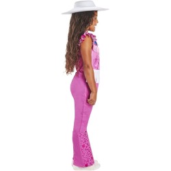 Rubies - Costume Official Barbie Cowgirl Child Costume, Kids Fancy Dress, Tg. M (9/10 anni), 1001124-M