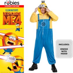 Rubies - Costume ufficiale Cattivissimo Me 4, Minion Tim, Tg. L per adulti, 1001772-L