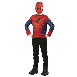 Rubies - Costume Top e maschera Spiderman per bambino e bambina, Top e maschera, Ufficiale Marvel, 300108