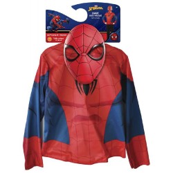 Rubies - Costume Top e maschera Spiderman per bambino e bambina, Top e maschera, Ufficiale Marvel, 300108