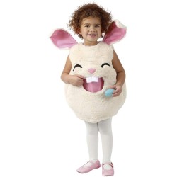 Rubies - Costume Bunny Coniglietto con bocca da mangiatore, Tg. XS (2/3 anni), 300876-XS