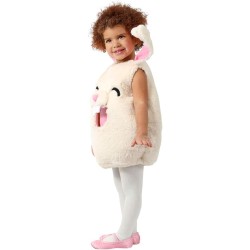 Rubies - Costume Bunny Coniglietto con bocca da mangiatore, Tg. XS (2/3 anni), 300876-XS