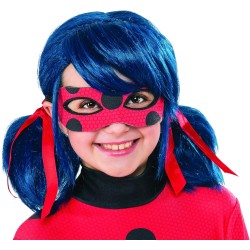 Rubies - Costume Ladybug Classic per bambina, Tg. XL (9/10 anni), Tuta stampata e maschera, Licenza Ufficiale Miraculous Ladybug