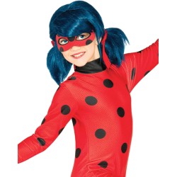 Rubies - Costume Ladybug Classic per bambina, Tg. XS (1/2 anni), Tuta stampata e maschera, Licenza Ufficiale Miraculous Ladybug,