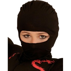 Widmann - Maschera Ninja Bambino Unisex, Nero, 23936