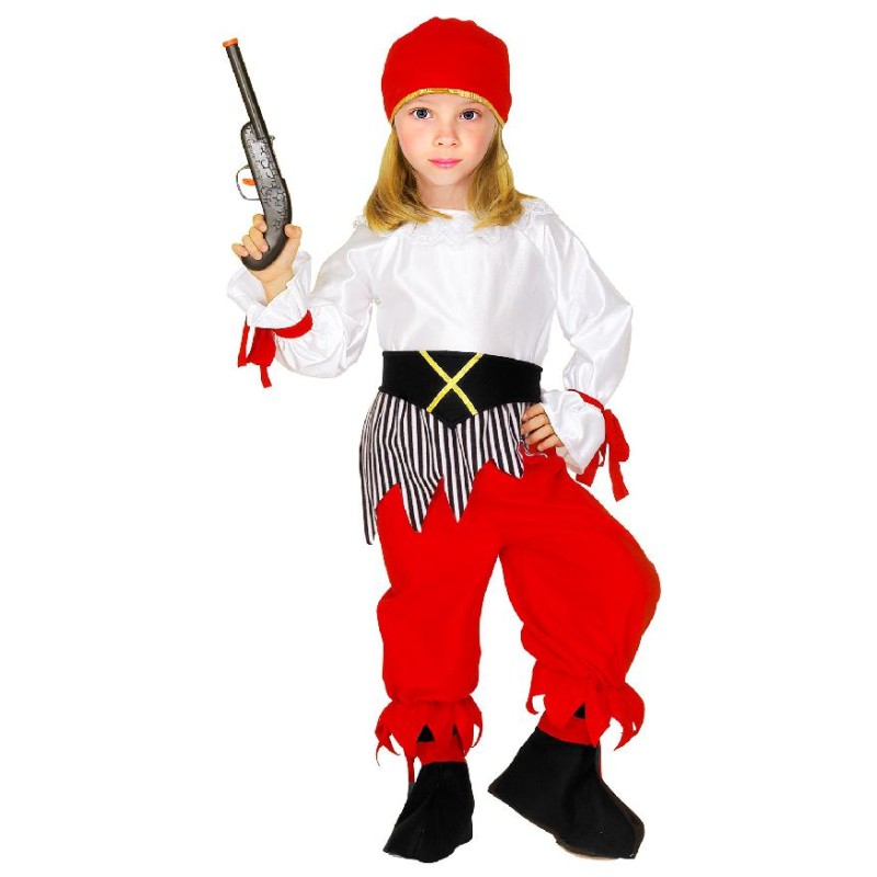 Widmann - Costume Piratessa per Bambini 116 cm (4/5 anni), 43805