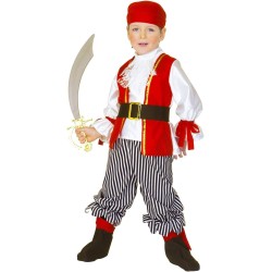 Widmann - Costume Pirata per Bambini 116 cm (4/5 anni), 43815