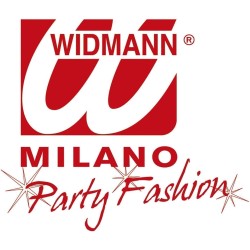 Widmann - Calze a rete autoreggenti nere da Donna con fiocco in raso e Teschio con ossa incrociate, 01293