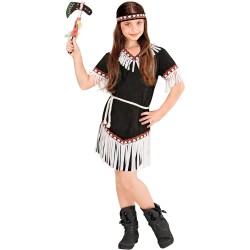 Widmann - Costume Bambina Ragazza Indiana Taglia 140 cm (8/10 anni), 06697