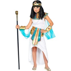 Widmann - Costume per bambini 116 cm (4/5 anni), Regina Egiziana, Cleopatra, Halloween, Carnevale, 09415