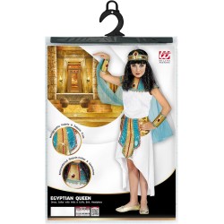 Widmann - Costume per bambini 116 cm (4/5 anni), Regina Egiziana, Cleopatra, Halloween, Carnevale, 09415