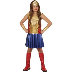 Widmann-Wonder Girl Costume per Bambini, Multicolore, (164 cm / 14-16 anni), 21139