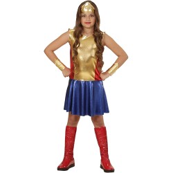 Widmann-Wonder Girl Costume per Bambini, Multicolore, (164 cm / 14-16 anni), 21139