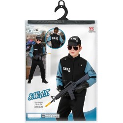 Widmann - Costume da bambino S.W.A.T. Unità speciale, uniforme, polizia, Tg. (158 cm - 11/13 anni), 76548