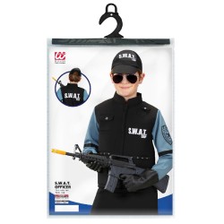 Widmann - Costume da bambino S.W.A.T. Unità speciale, uniforme, polizia, Tg. (158 cm - 11/13 anni), 76548