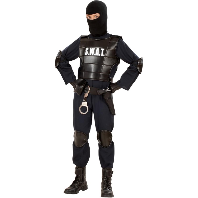 Widmann - Costume da bambino S.W.A.T., agente, servizio di sicurezza, (158 cm - 11/13 anni), 55348