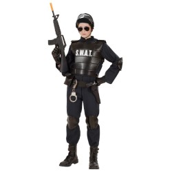 Widmann - Costume da bambino S.W.A.T., agente, servizio di sicurezza, (158 cm - 11/13 anni), 55348