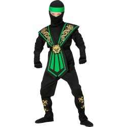 Widmann - Costume da bambino Ninja, Guerriero Giapponese, Tg. (140 cm - 8/10 anni), 38517