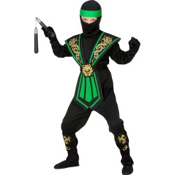 Widmann - Costume da bambino Ninja, Guerriero Giapponese, Tg. (140 cm - 8/10 anni), 38517