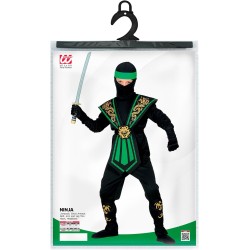 Widmann - Costume da bambino Ninja, Guerriero Giapponese, Tg. (140 cm - 8/10 anni), 38517