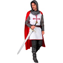 Widmann - Costume Cavaliere Templare, armatura cavaliere, medievale, costume da fiaba, Tg. XXL Adulto, 27900