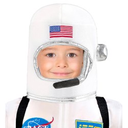 Widmann - Casco da Astronauta Bambino, in tessuto, Nasa, spazio, pilota spaziale, 01161