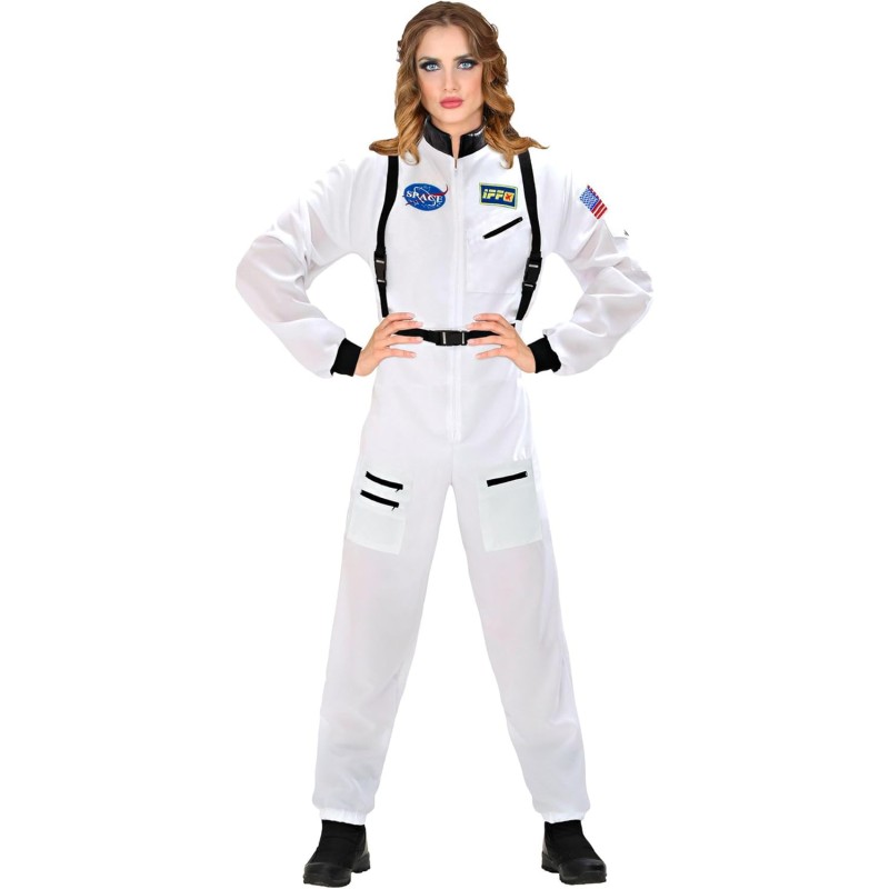 Widmann - Astronauta Costume Spaziale, Tuta Spaziale, Ragazza Spazio Tg. M, 05102