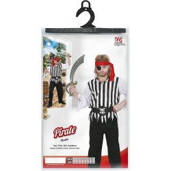 Widmann - Pirata Costume Bambini e ragazzi 116 cm (4/5 anni), 02625