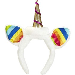 Widmann - Cerchietto Unicorno In Peluche Cerchietto e Fascia/Fascietta Party, 09658