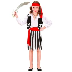 Widmann - Costume da Piratessa Tg. (140 cm - 8/10 anni), 02637