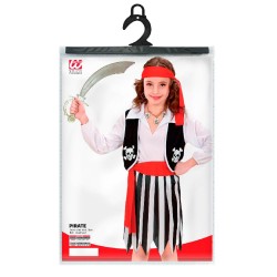 Widmann - Costume da Piratessa Tg. (140 cm - 8/10 anni), 02637