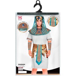 Widmann - Costume da bambino Faraone Tg. (140 cm - 8/10 anni), Tutankhamon, sovrano egizio, 08127