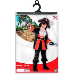 Widmann - Costume da Capitano Pirata per bambino Tg. (140 cm - 8/10 anni), bucaniere, 38837