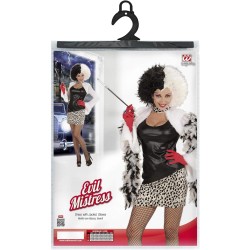 Widmann - Costume Evil Mistress Tg. M Adulto, vestito con giacca, guanti, 98242