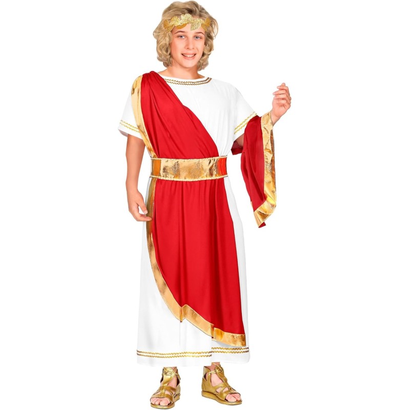 Widmann - Costume per bambini Tg. (158 cm - 11/13 anni) da Imperatore Romano, Cesare, 09118