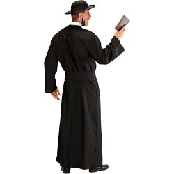 Widmann - Costume Prete Camillo Tg. XL, uomo di chiesa, vescovo, costume da chiesa, 3230P