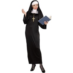 Widmann - Costume da Suora Tg. XL, donna del convento, donna del clero, costume da chiesa, 01324