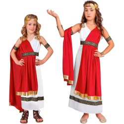 Widmann - Costume da Imperatrice Romana per bambini Tg. (140 cm - 8/10 anni), 09107