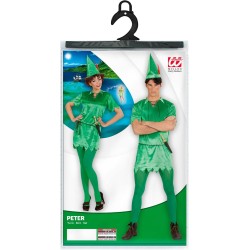 Widmann - Costume Peter Adulto (Uomo/Donna) Tg. XL, Fata, Fiaba, 76464