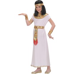 Widmann - Costume Per Bambini Cleopatra Tg. (140 cm - 8/10 anni), Bianco, 58667