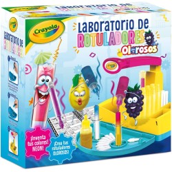 CRAYOLA - Laboratorio dei Pennarelli Profumelli Neon, Crea i tuoi Pennarelli Profumati con Colori Neon, Attività Creativa, 25-59