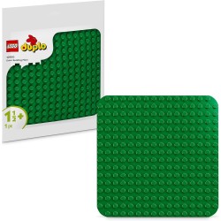 LEGO 10460 DUPLO Classic Base Verde, Set Piastra Giocattolo per Mattoncini da 16x16 Bottoncini per Costruzioni Creative, Piccoli