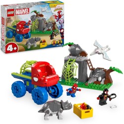 LEGO 11199 Marvel Team Spidey: Salvataggio su Dino-Ruspa, con Veicoli Giocattolo, Personaggi Supereroi e Dinosauri, Spidey e i S