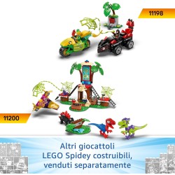 LEGO 11199 Marvel Team Spidey: Salvataggio su Dino-Ruspa, con Veicoli Giocattolo, Personaggi Supereroi e Dinosauri, Spidey e i S