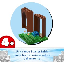 LEGO 11200 Marvel Battaglia con il Raptor al Quartier Generale sull’Albero di Spider-Man e Gobby, Giochi Educativi per Bambini d