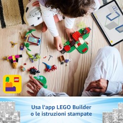 LEGO 11200 Marvel Battaglia con il Raptor al Quartier Generale sull’Albero di Spider-Man e Gobby, Giochi Educativi per Bambini d