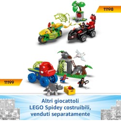 LEGO 11200 Marvel Battaglia con il Raptor al Quartier Generale sull’Albero di Spider-Man e Gobby, Giochi Educativi per Bambini d